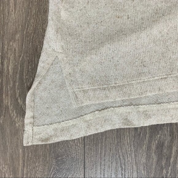 Revolve LNA Cabo Tank Top V-neck Side Slit Scour Taupe Knit V-neck Size XS - Picture 7 of 16